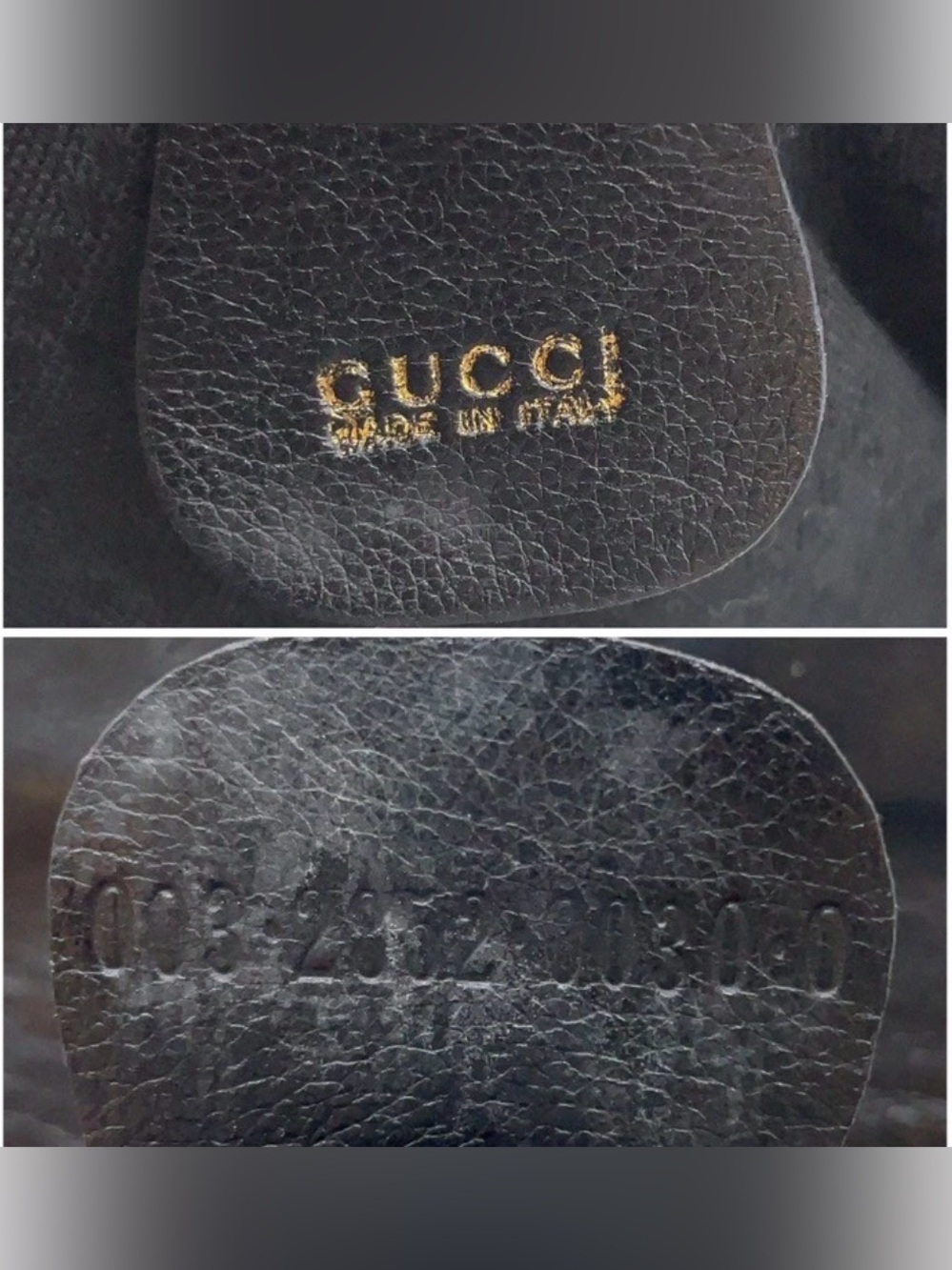FINAL PRICE Authentic Gucci Bamboo Leather Black 003.2852 Backpack W/Dustbag - Picture 9 of 16
